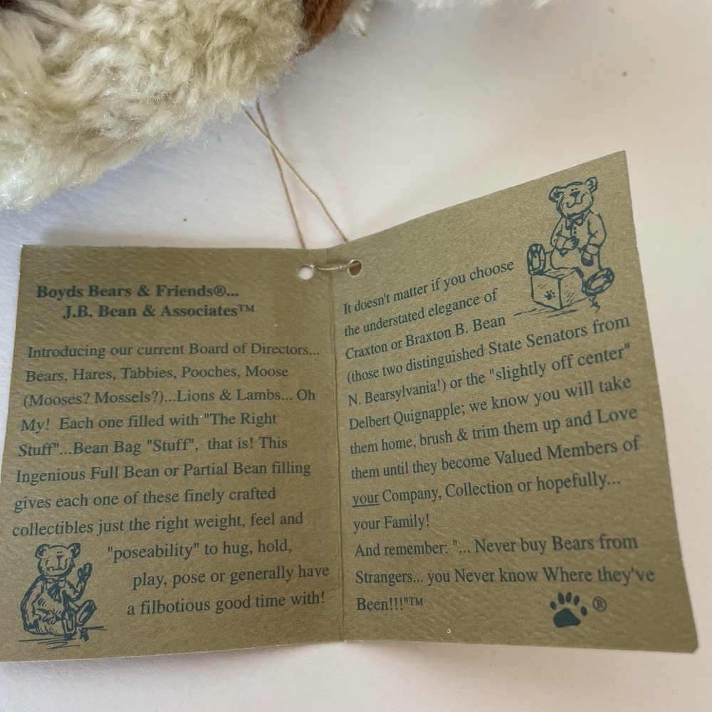 Boyds Bears Felina B. Catterwall 8" Bear with Pumpkin J.B. Bean & Associates NWT - Picture 5 of 12